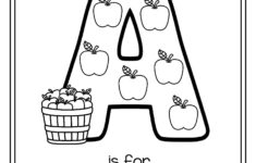 a for apple worksheet printable 159 1 FREE A Is For Apple Alphabet Trace And Color Printable alphabet