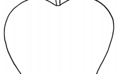 Blank Apple Writing Page Or Shape Book free Printable Apple