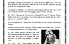 Amelia Earhart Worksheet Free ESL Printable Worksheets Made By Teachers