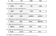 Analogy Worksheets For Middle School Printables Printable Worksheets