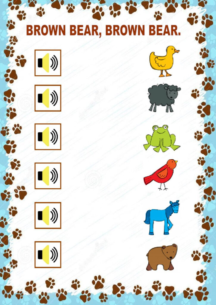 Brown Bear Brown Bear Printable Worksheets-159 | Lyana Worksheets