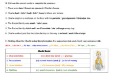 charlie and the chocolate factory worksheets printable 159 2 Reading Charlie And The Chocolate Factory Chapters 1 3 Worksheet