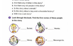 Charlie And The Chocolate Factory Worksheet