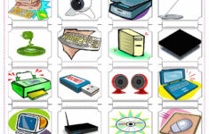 Computer Parts Vocabulary Matching Exercise ESL Worksheets For Kids And