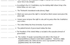 Constitution Worksheets For High School Worksheets Free Download