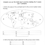 Continents Worksheet Printable 159
