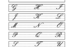 Capital Cursive Letters English ESL Worksheets For Distance Learning