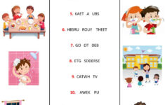 daily routines printable worksheets 159 Daily Routine Online Pdf Worksheet