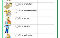 Daily Routines 1 Worksheet Free ESL Printable Worksheets Made By Teachers