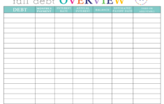 debt worksheet printable 159 Paying Off Debt Worksheets