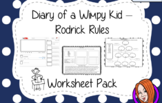 Diary Of A Wimpy Kid Worksheet Pack Wimpy Kid Worksheets For Kids