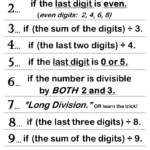 Divisibility Worksheets Printable 159