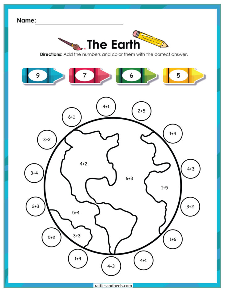 Earth Printable Worksheets