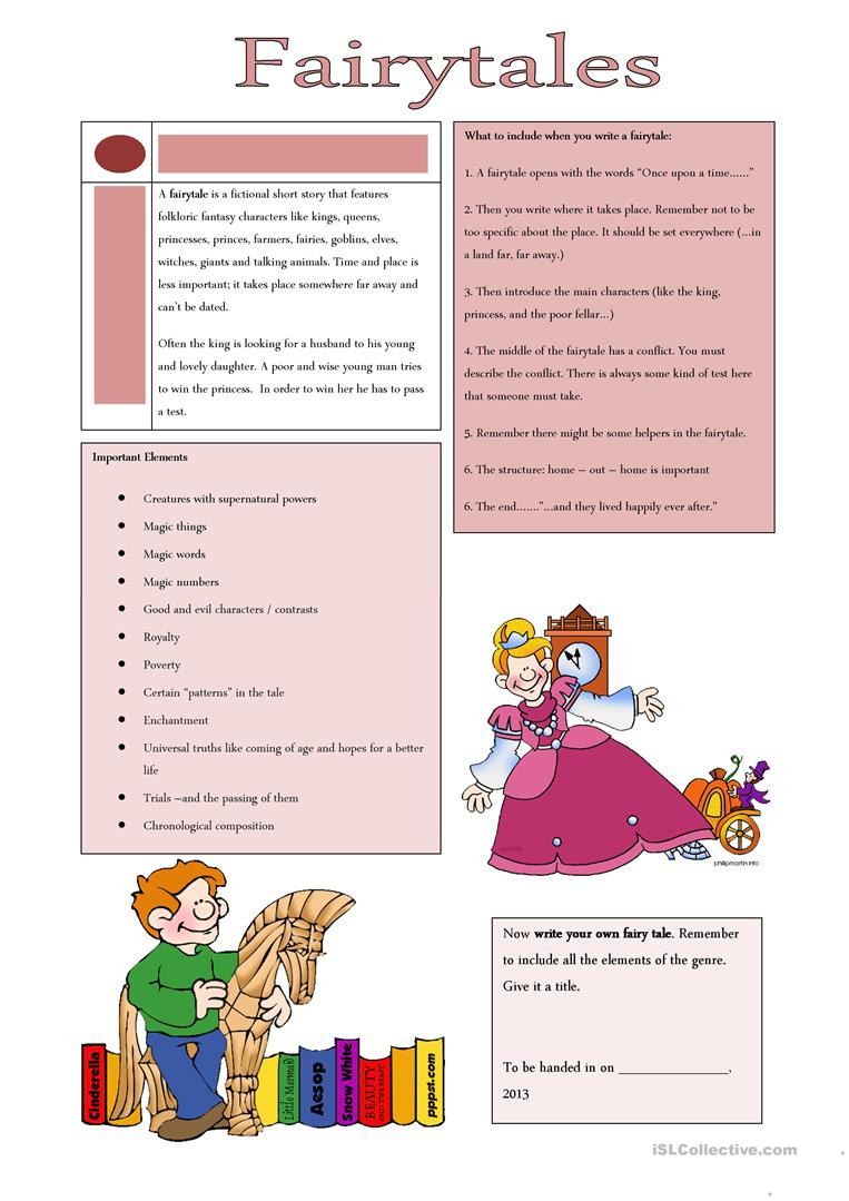 Fairy Tales Worksheet Free ESL Printable Worksheets Made By Teachers