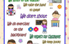 CLASSROOM RULES POSTER Worksheet Free ESL Printable Worksheets Made