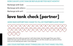 free printable counseling worksheets 159 1 Love Tank Check FREE Relationship Worksheet Couples Therapy
