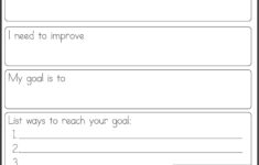 Personal Development Student Worksheet Self Esteem