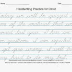Free Printable Cursive Writing Worksheets For 4th Grade 159