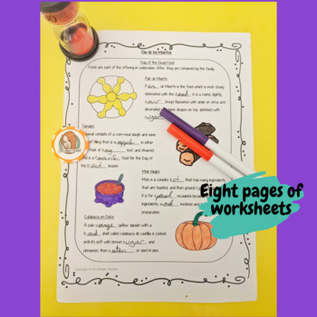 Day Of The Dead Or Dia De Los Muertos PowerPoint And Worksheets TpT