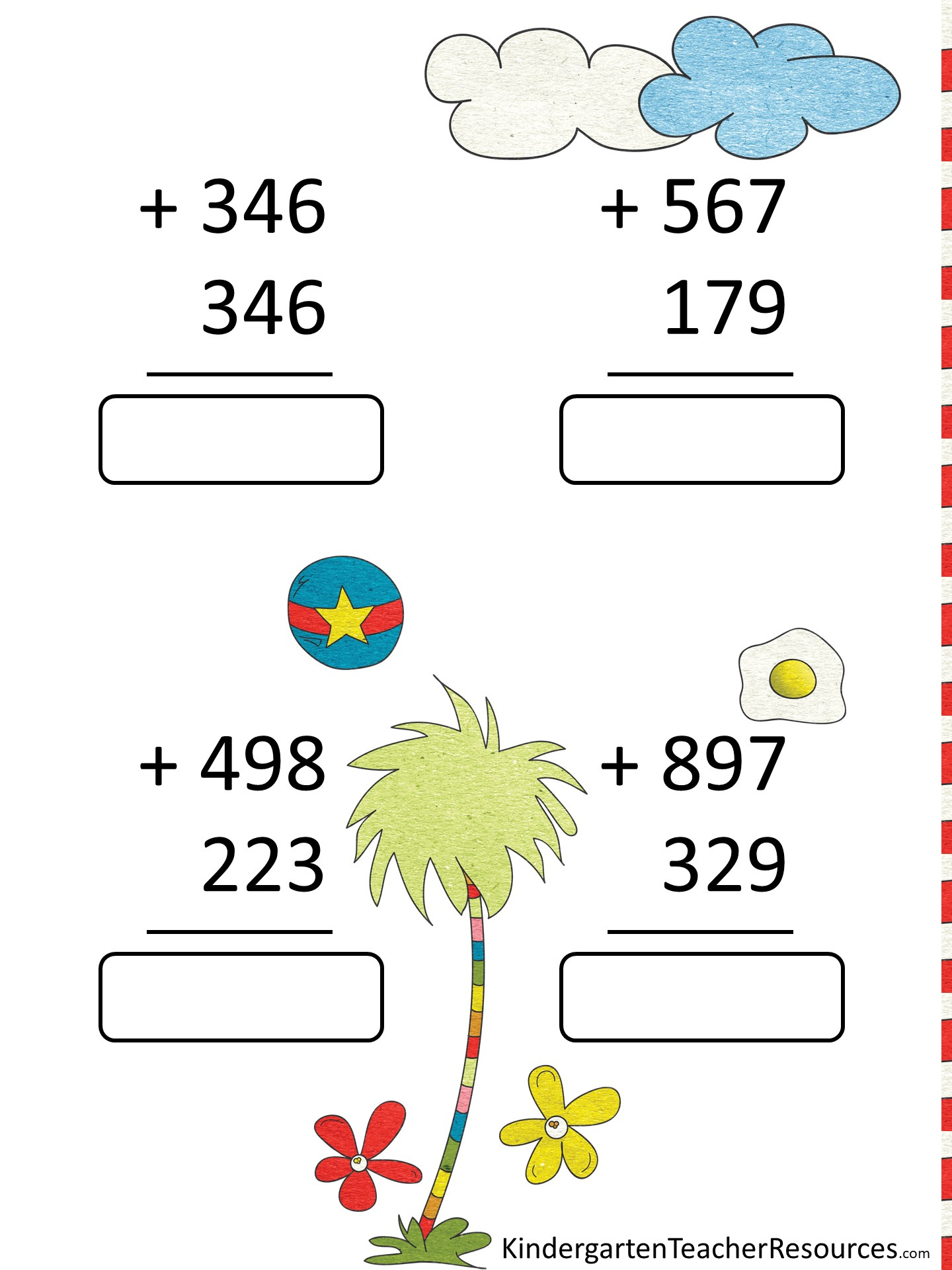 Free Dr Seuss Math Activities