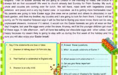 free printable easter reading comprehension worksheets 159 2 Easter Reading Comprehension Worksheet