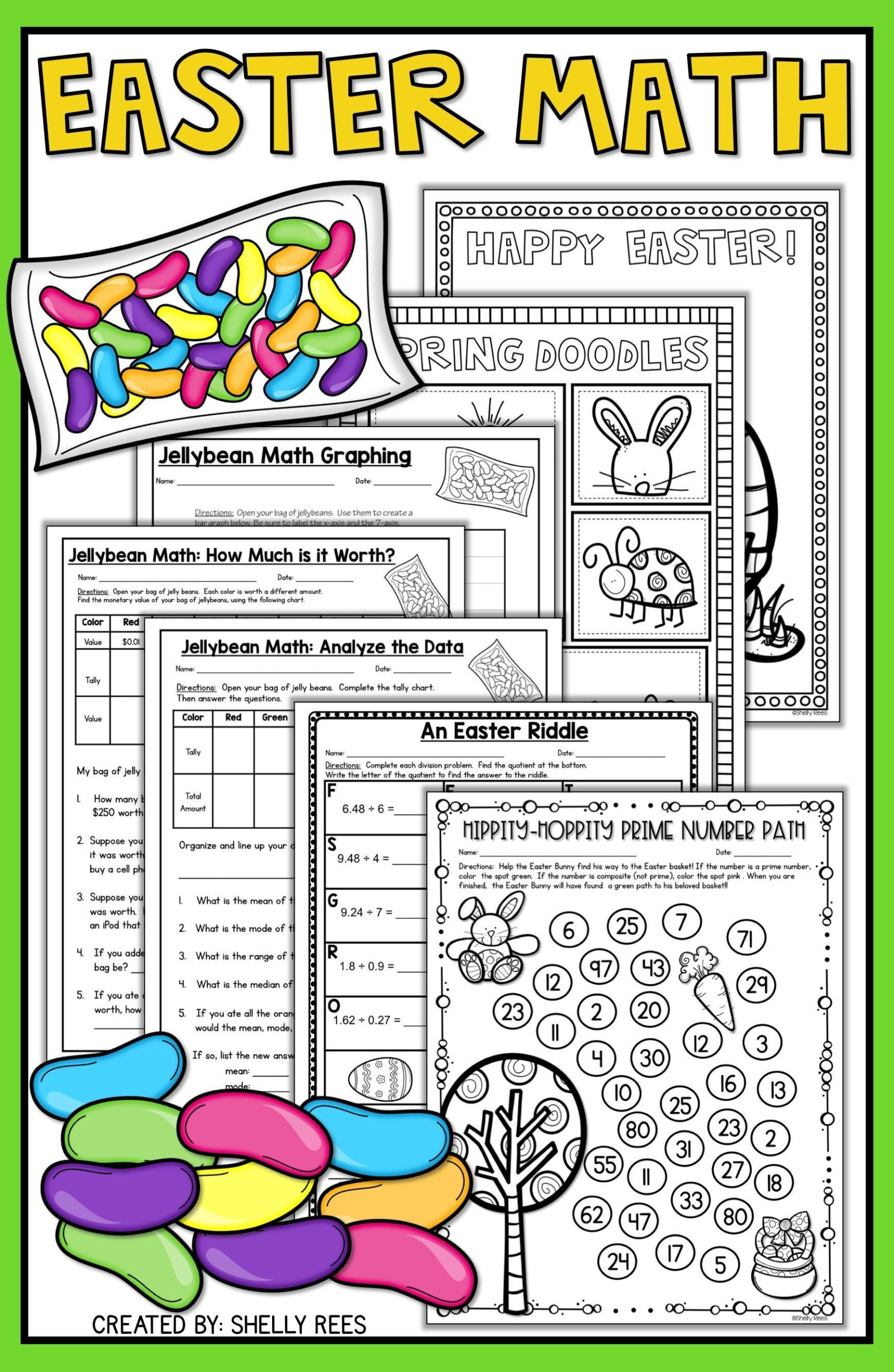 Easter Math Activities Are Fun For 3rd Grade 4th Grade 5th Grade And 