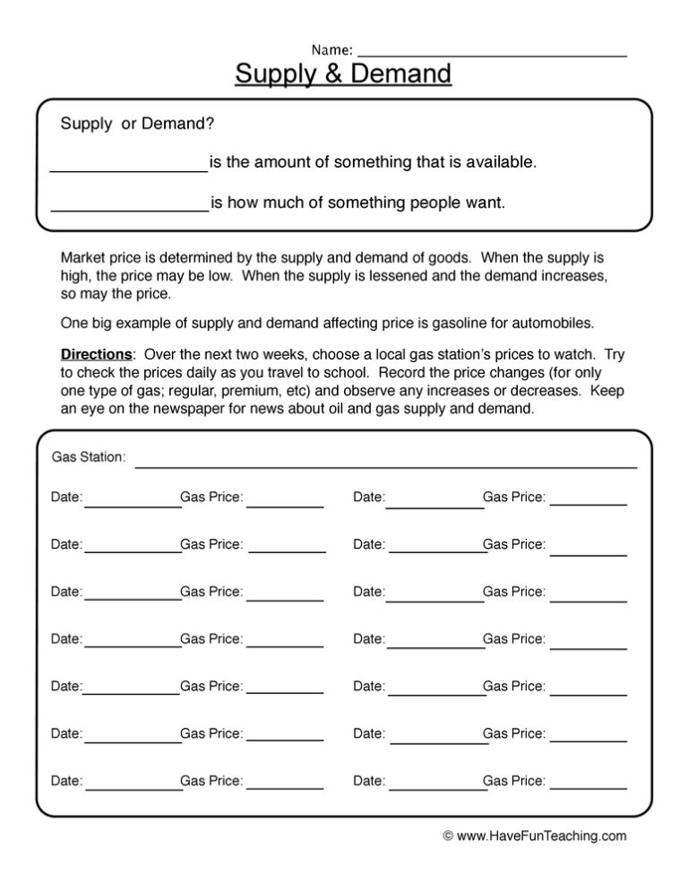 Free Printable Economics Worksheets-159 | Lyana Worksheets