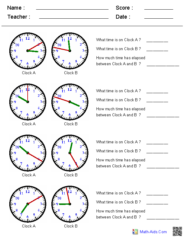 Elapsed Time Worksheets Grade 3 Thekidsworksheet