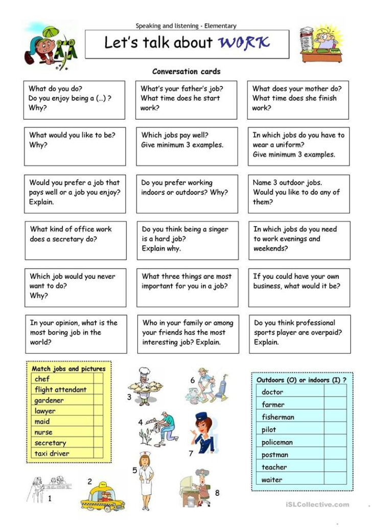 Free Printable English Conversation Worksheets For Adults-159 | Lyana ...