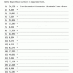 Free Printable Expanded Notation Worksheets 159