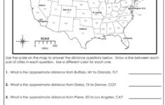Fifth Grade Social Studies Worksheets Free Using A Map Scale Db excel