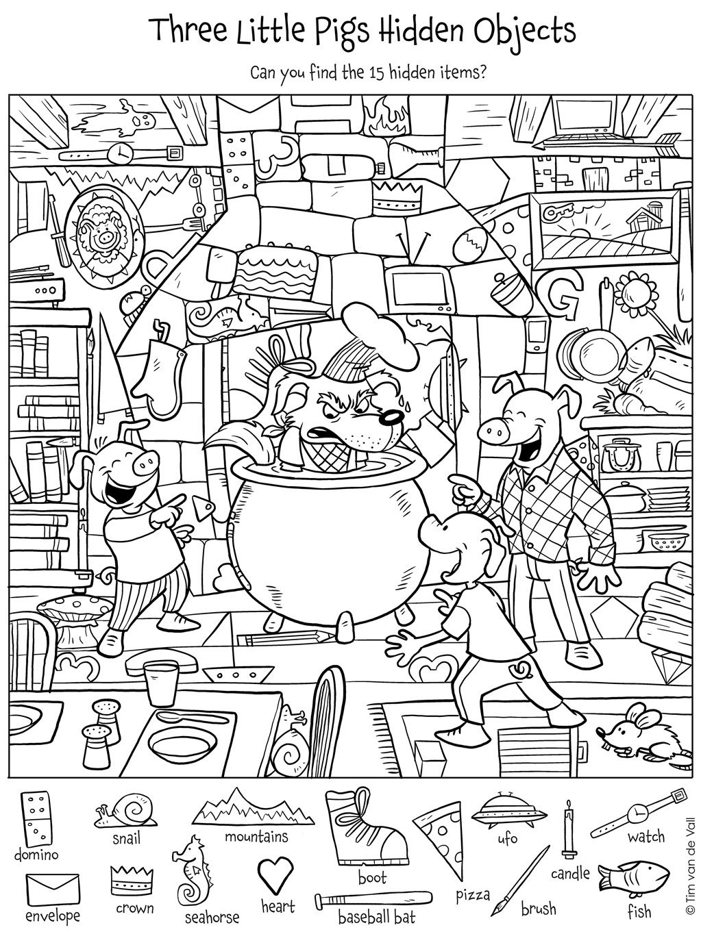 Free Printable Find The Hidden Objects Worksheets Printable Worksheets