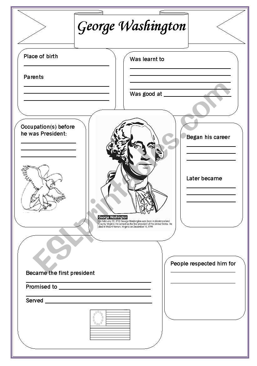 Free Printable George Washington Worksheets Printable Worksheets