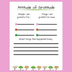 Free Printable Gratitude Worksheets 159