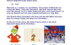 Movie Worksheet How The Grinch Stole Christmas