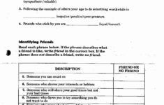 Middle School Health Worksheets Db excel