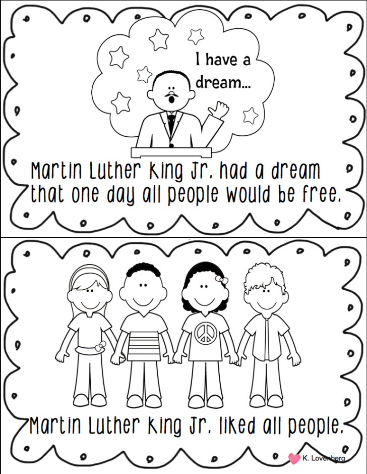 Free Printable Martin Luther King Worksheets For Kindergarten159