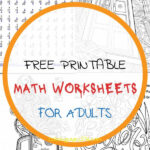Free Printable Math Worksheets For Adults 159