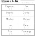 Free Printable Open And Closed Syllable Worksheets 159