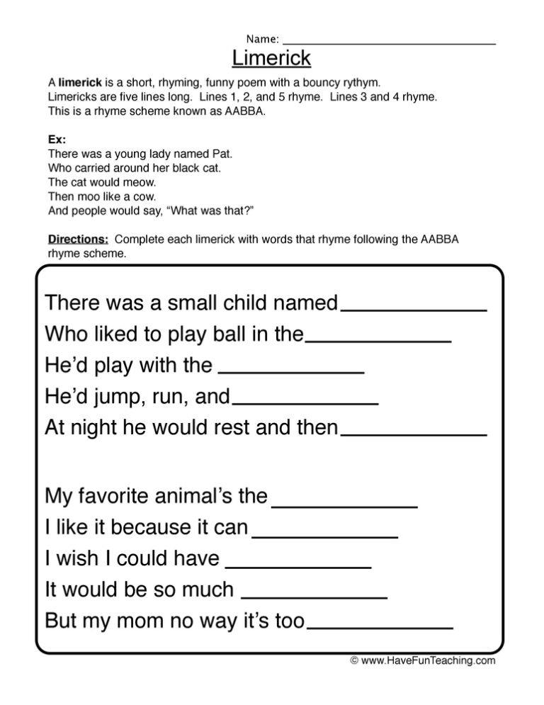 Free Printable Poetry Worksheets 159 Lyana Worksheets Free Printable Poetry Worksheets 159 Lyana Worksheets
