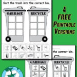 Free Printable Recycling Worksheets 159