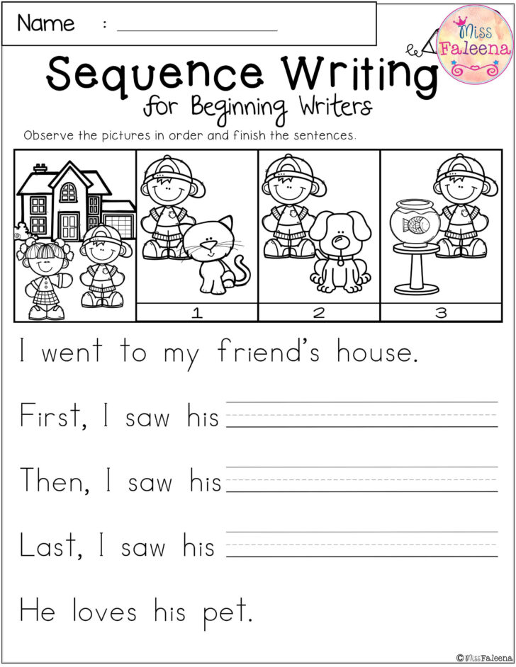 Free Printable Sequencing Worksheets For 1st Grade