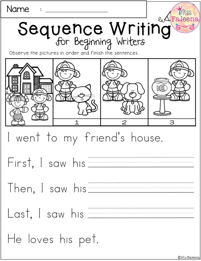 Free Printable Sequencing Worksheets For 1st Grade | Lyana Worksheets