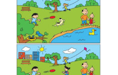 Spot The Difference Park Worksheet Spot The Difference Kids Kids