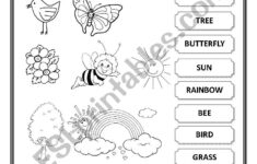 free printable spring worksheets for elementary 159 2 SPRING ESL Worksheet By Mara69