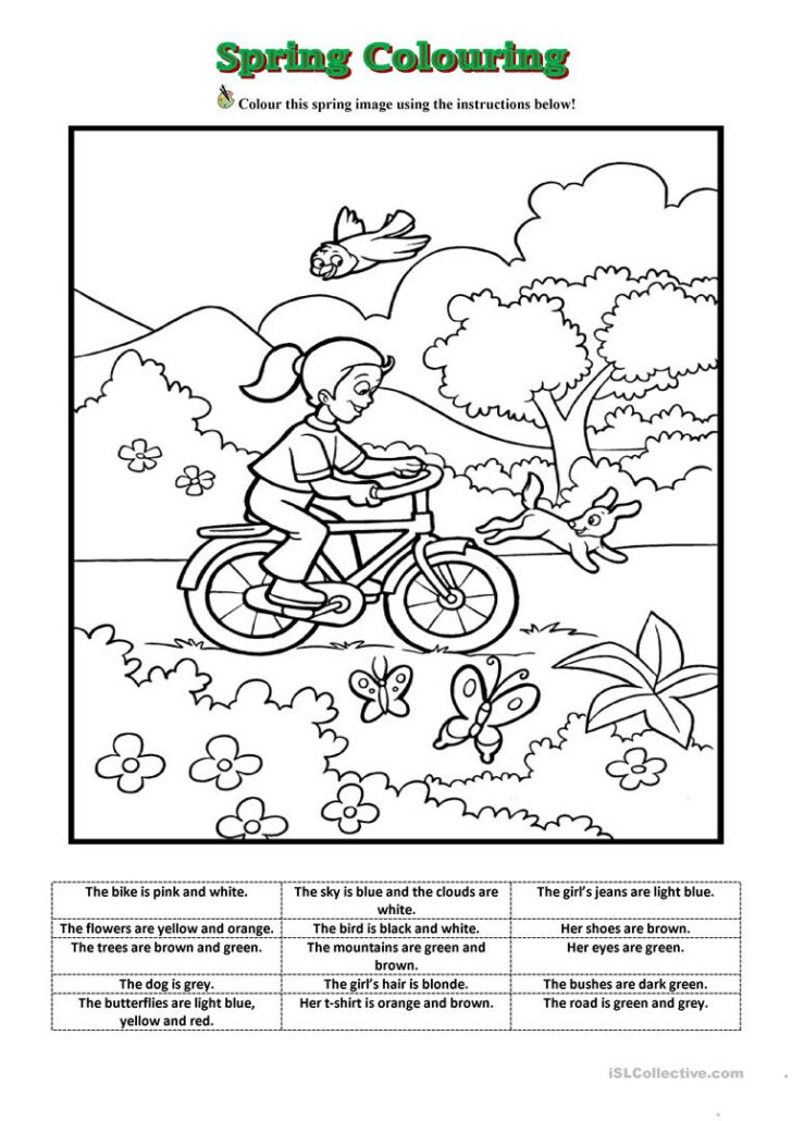 Free Printable Spring Worksheets For Elementary
