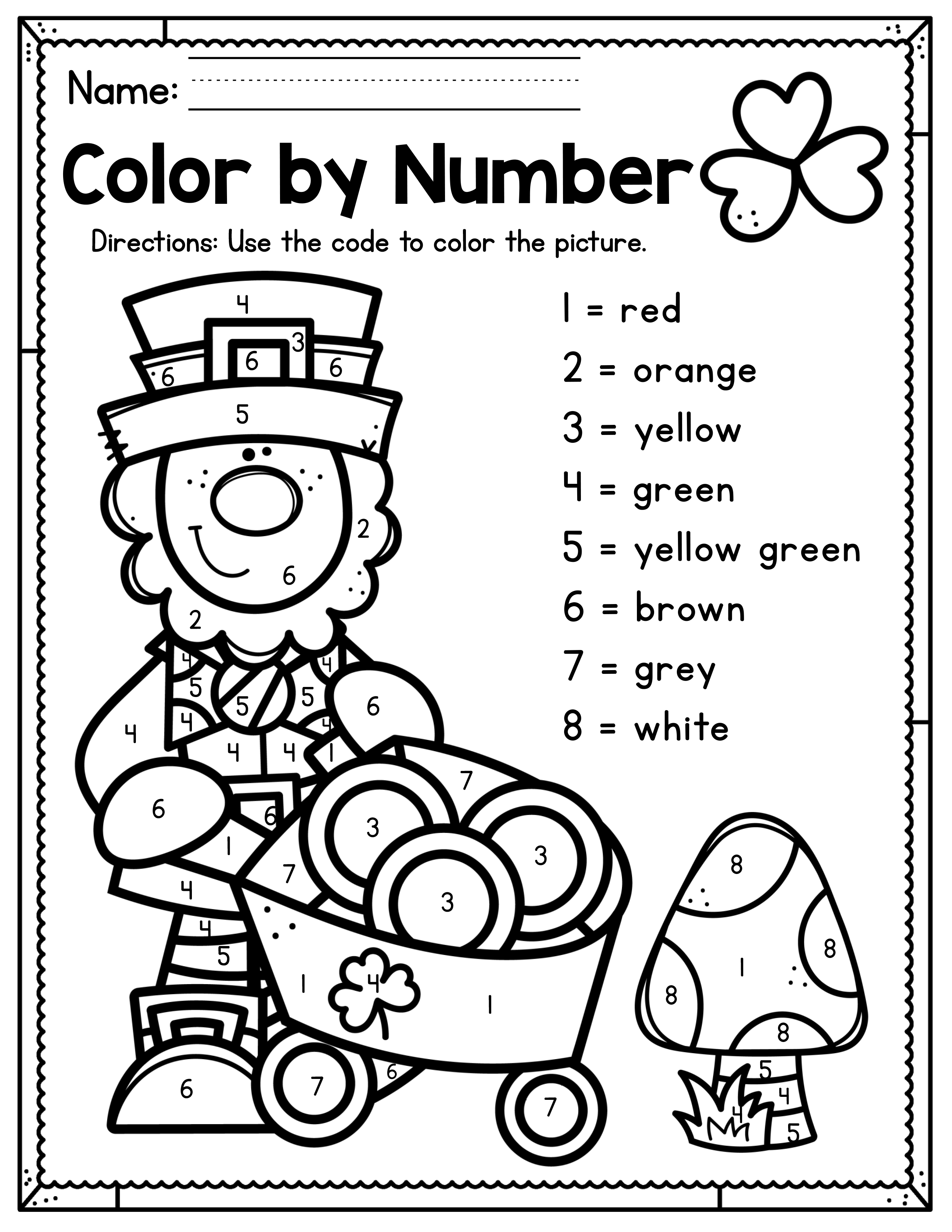 St Patrick s Day Preschool Worksheets March Made By Teachers