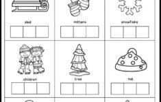 10 Syllable Winter Worksheet Free Kindergarten Kindergarten