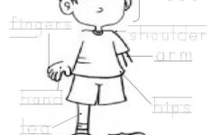 Printable Worksheets Parts Body Kindergarten Letter Worksheets