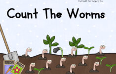 Count The Worms 1 10 Free Printable Worksheets For Kids